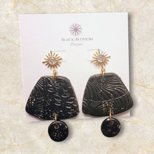 Black Dangle Earrings