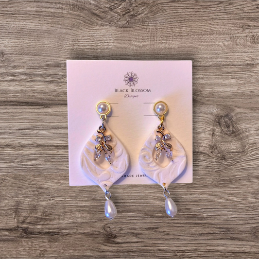 Bridal Earrings Pearl