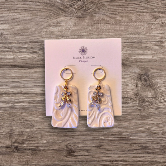 Cubic Zirconia Bridal Earrings