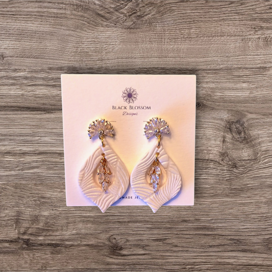 Cubic Zirconia Bridal Earrings
