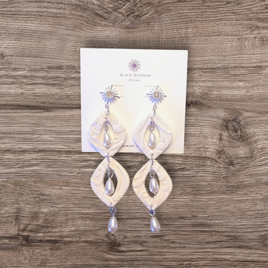 Long Bridal Earrings