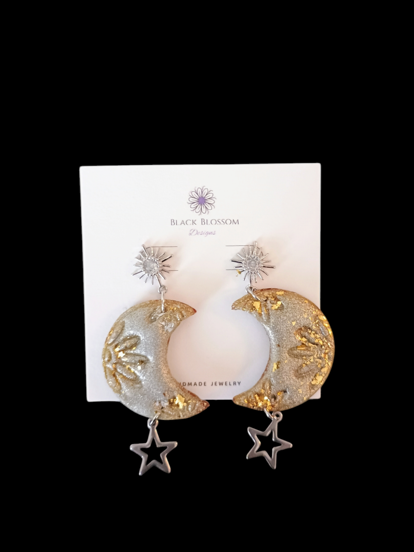 Sun Moon and Stars Silver
