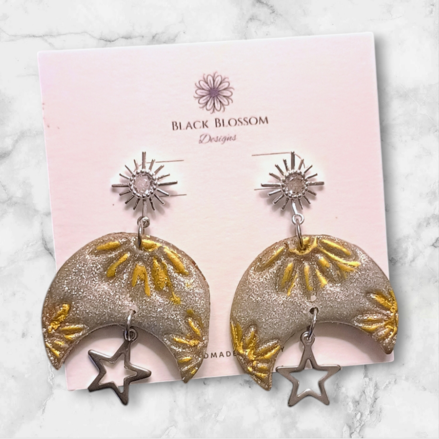 Sun Moon and Stars Silver